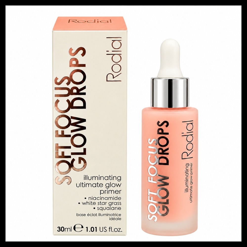 Rodial Soft Focus Glow Drops Illuminating Primer Niacinamide 1.04 fl oz Full Siz